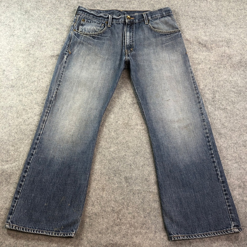 Silvertab Vintage Mens Jeans 34x30 (fits 34x29) Bootcut Baggy Medium Wash VTG